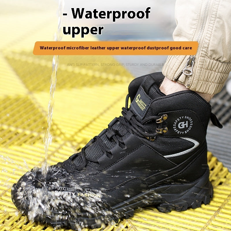 Waterproof Safety Shoes – Anti-Smash, Anti-Penetration & Wear-Resistant for Construction & Mountaineering