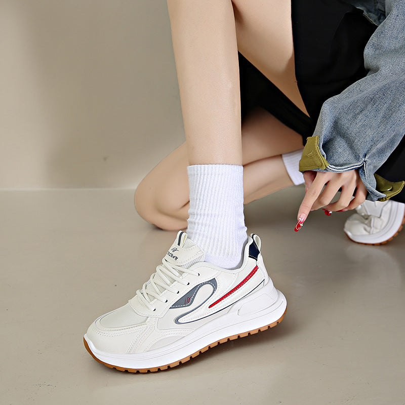 Autumn Korean Style Platform Sneakers – Height-Increasing Casual Sports Shoes