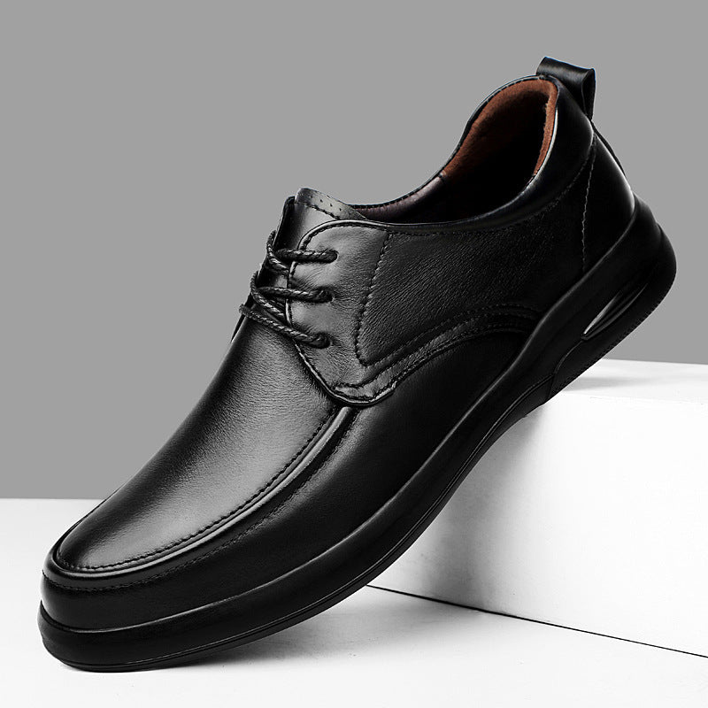 Men's New Business Casual Leather Shoes – Soft Bottom & Stylish Design