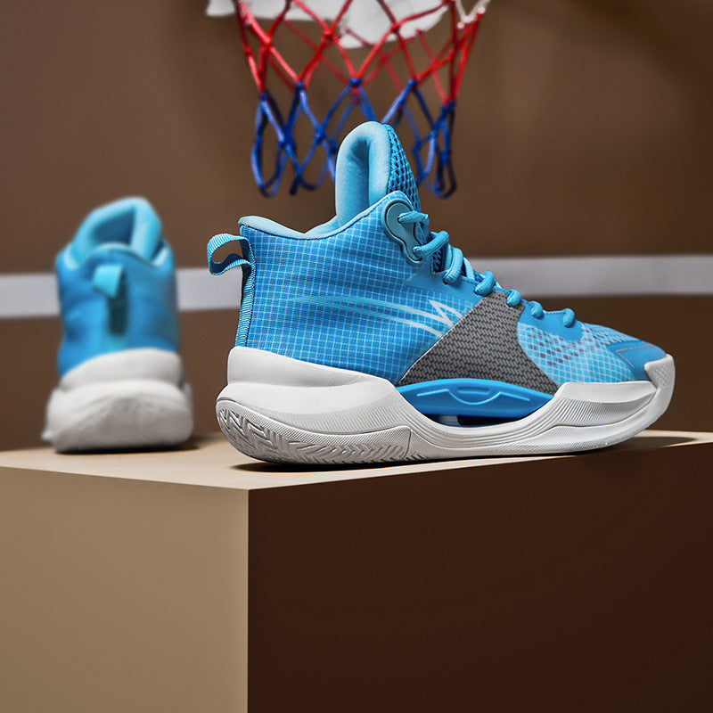 Ultra-Light High-Top Basketball Shoes – Wear-Resistant & Performance-Driven