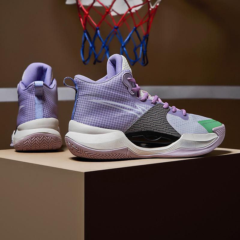 Ultra-Light High-Top Basketball Shoes – Wear-Resistant & Performance-Driven