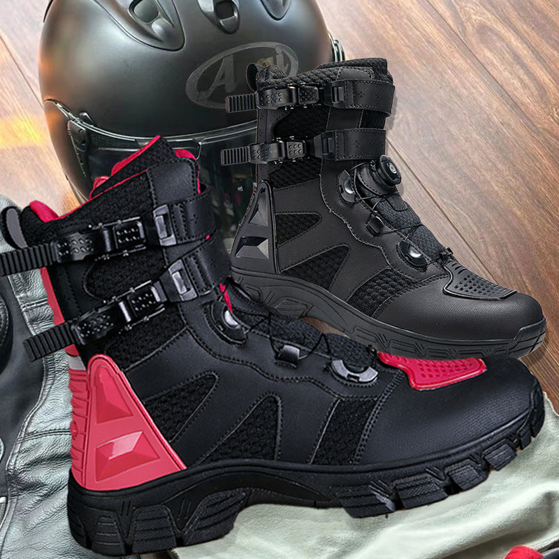 Men's High-Performance Motorcycle Boots – Protective & Stylish