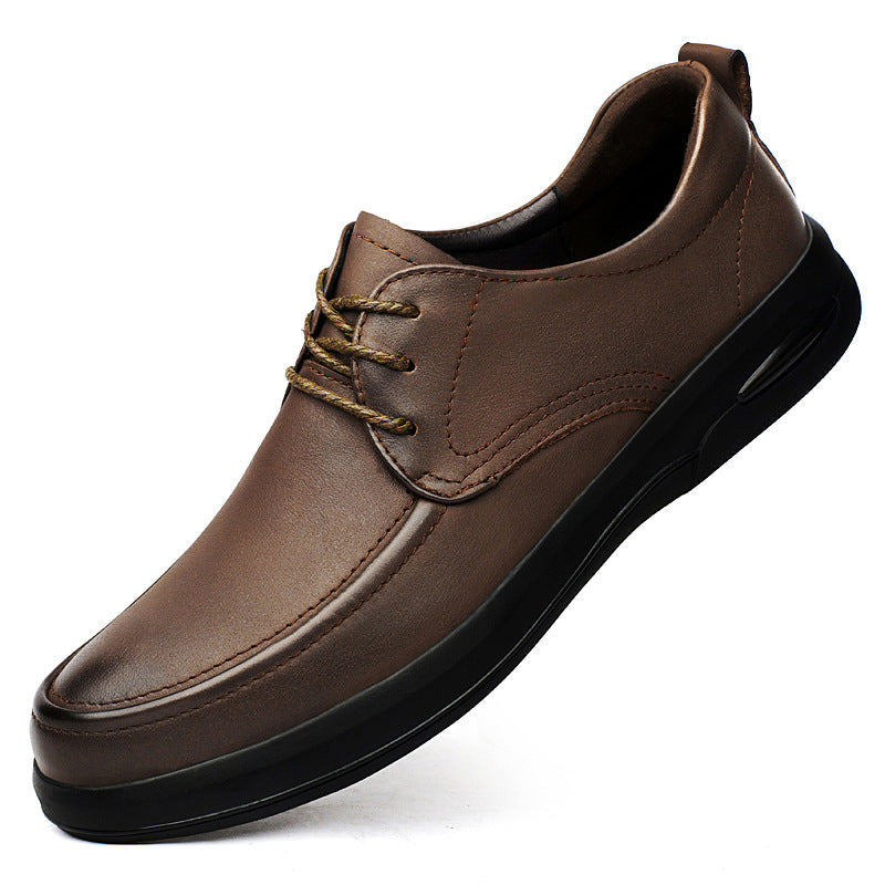 Men's New Business Casual Leather Shoes – Soft Bottom & Stylish Design