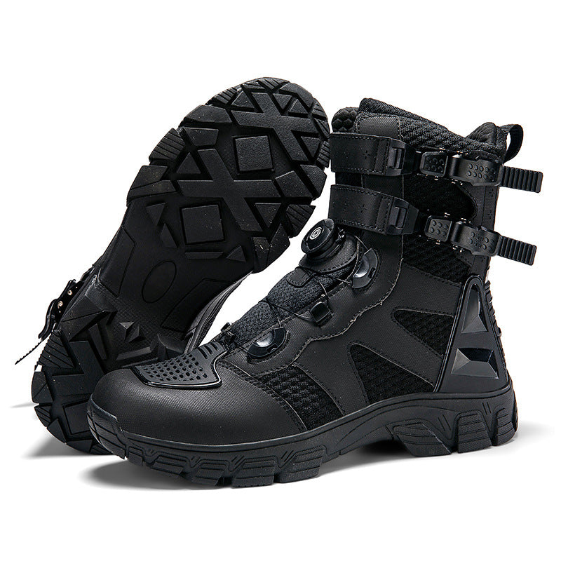 Men's High-Performance Motorcycle Boots – Protective & Stylish