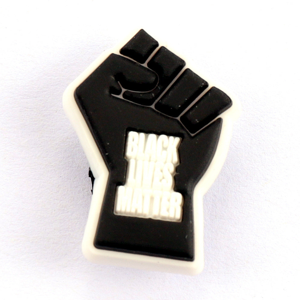 Black Lives Matter Dollar Sign Shoe Charms