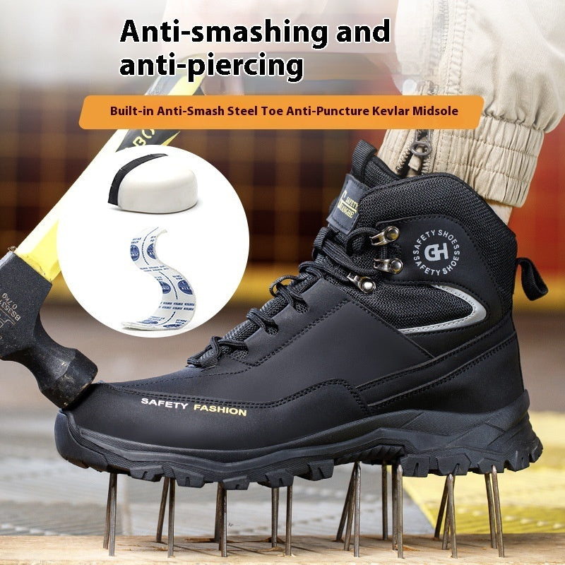 Waterproof Safety Shoes – Anti-Smash, Anti-Penetration & Wear-Resistant for Construction & Mountaineering