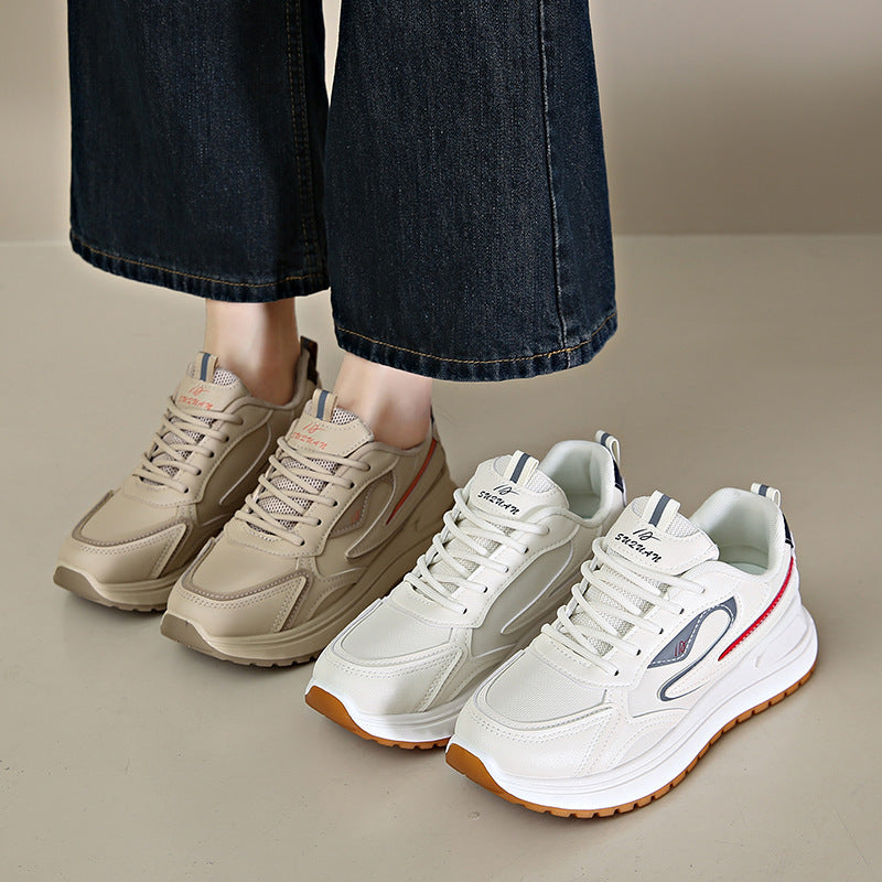 Autumn Korean Style Platform Sneakers – Height-Increasing Casual Sports Shoes