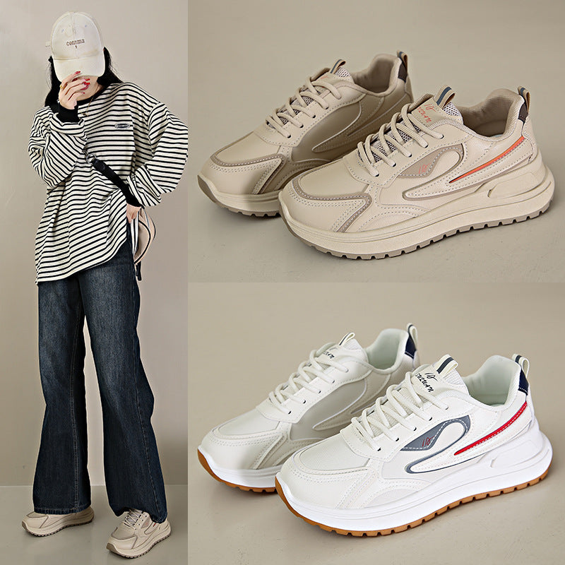 Autumn Korean Style Platform Sneakers – Height-Increasing Casual Sports Shoes